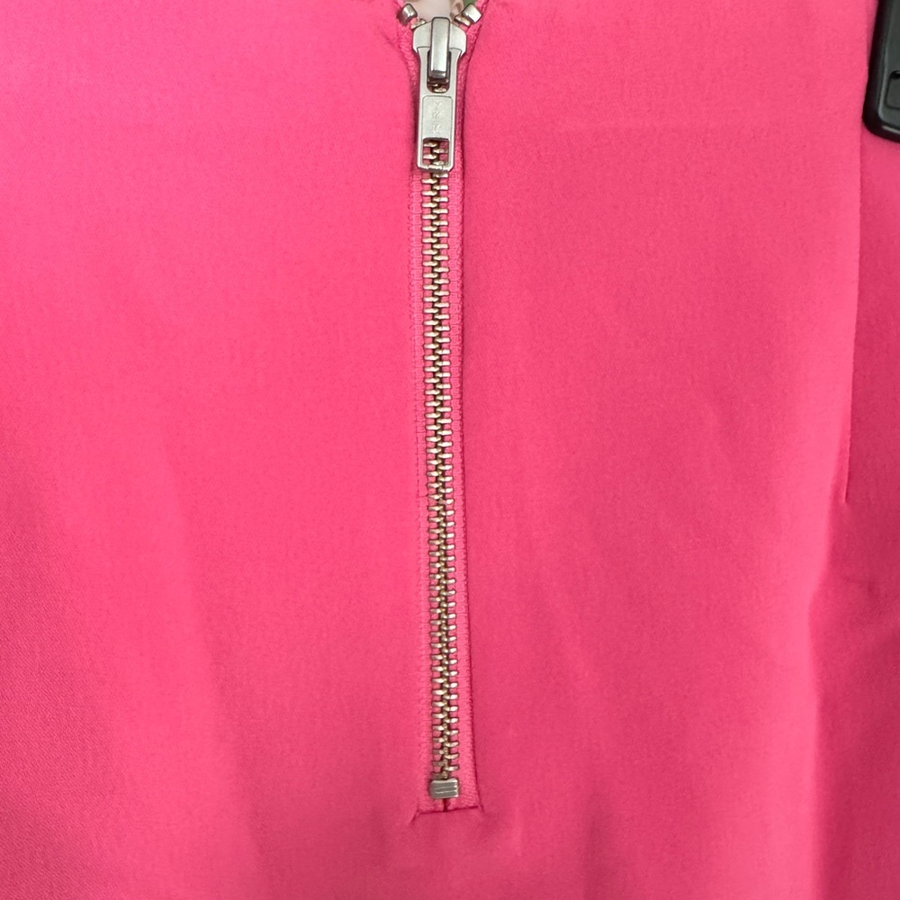 H:ours PENELOPE HOT PINK MINI SKIRT ENVELOPE SLIT SKIRT - Picture 8 of 10